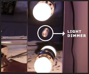 Light Dimmer of a Wall Mount Mirror - INS1003 Light Dimmer of a Wall Mount Mirror - INS1003